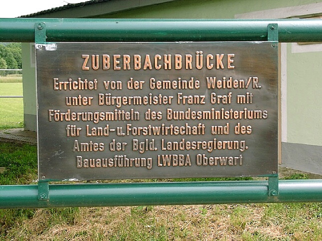 Zuberbach, Zuberbachbrcke