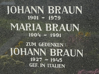 Friedhof Gerersdorf bei Gssing