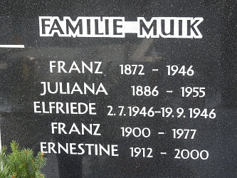 Friedhof Neusiedl bei G�ssing