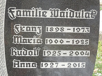 Friedhof Neusiedl bei G�ssing