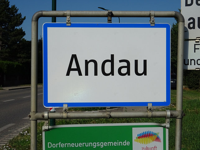 Andau, Ortstafel