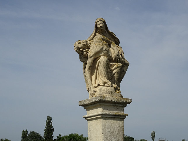 Apetlon, Figurenbildstock Rotes Kreuz