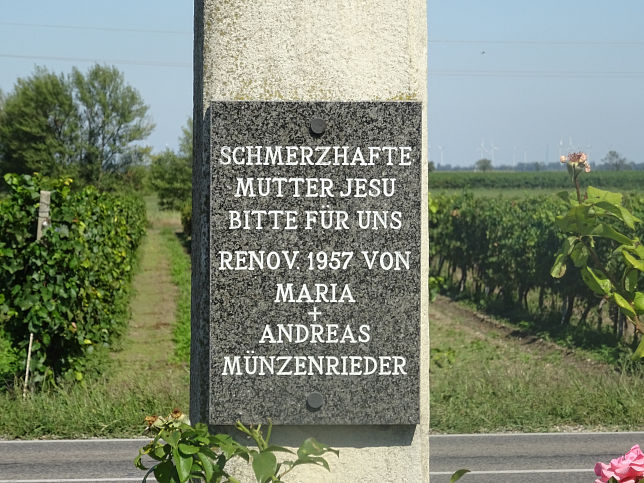 Apetlon, Figurenbildstock Rotes Kreuz