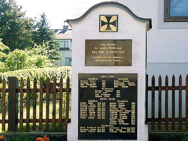 Aschau, Kriegerdenkmal