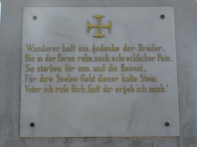 Badersdorf, Kriegerdenkmal