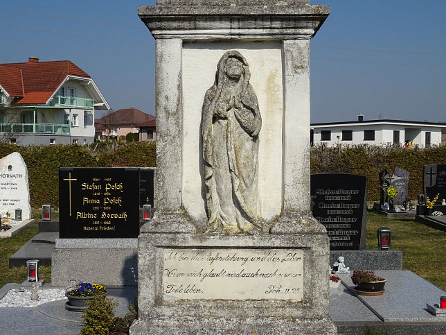Bildein, Friedhofskreuz in Oberbildein