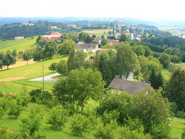 Burgauberg, Aussicht von Aussichtswarte