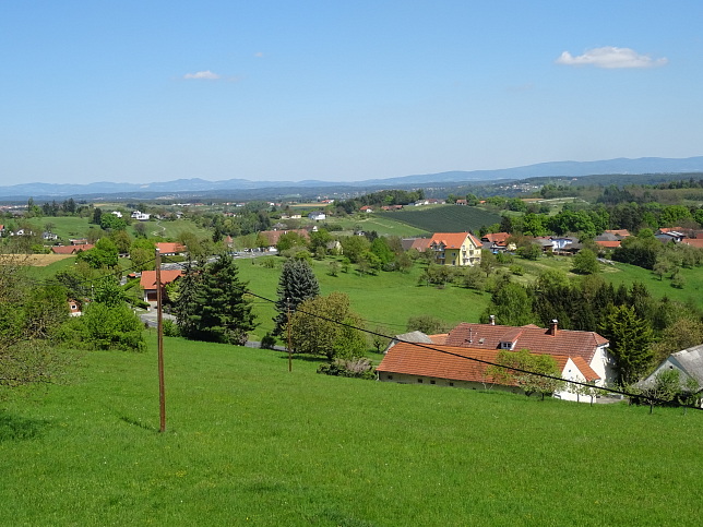 Burgauberg, Aussicht von Aussichtswarte