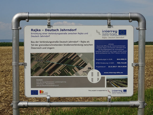 Deutsch Jahrndorf, Verbindungsstrae nach Rajka