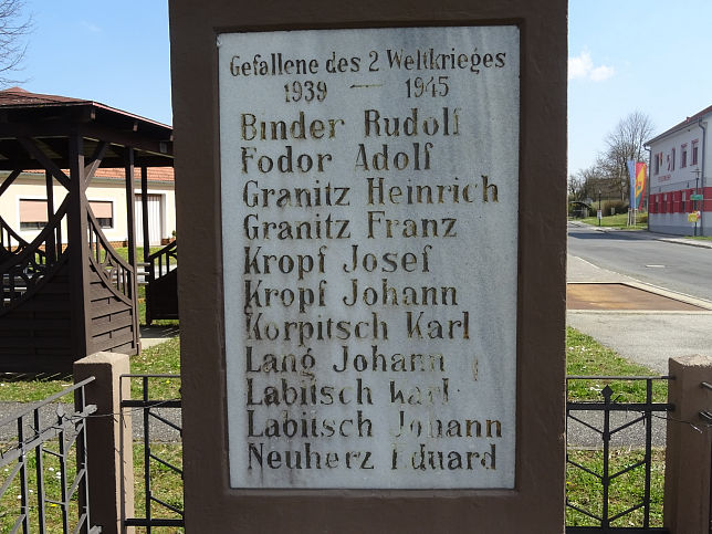 Deutsch Minihof, Kriegerdenkmal