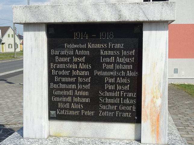 Doiber, Kriegerdenkmal