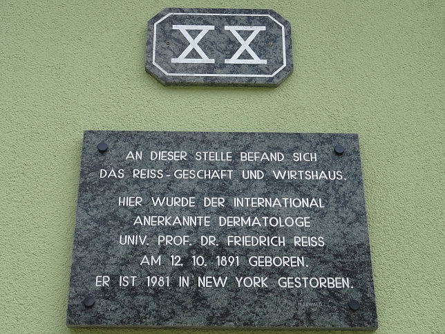 Edelstal, Geburtshaus Friedrich Reiss