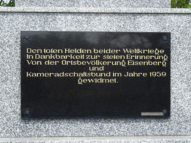 Eisenberg an der Raab, Kriegerdenkmal