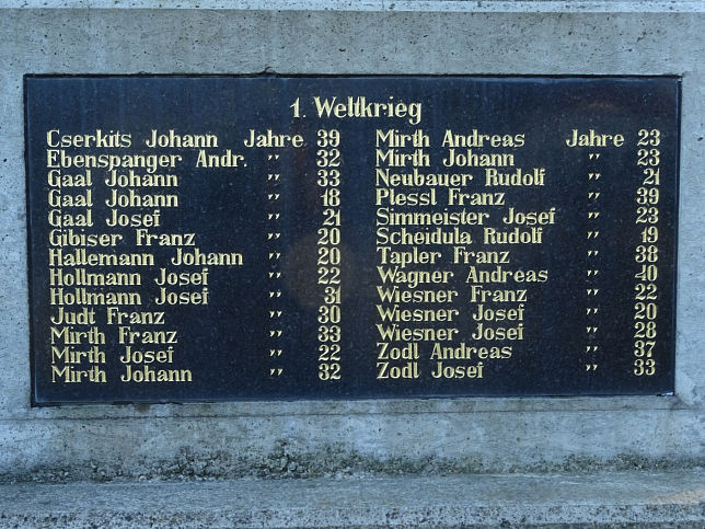 Eltendorf, Kriegerdenkmal