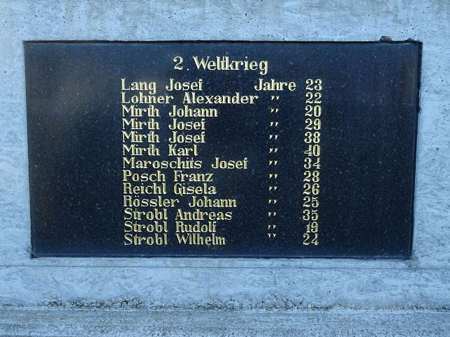 Eltendorf, Kriegerdenkmal