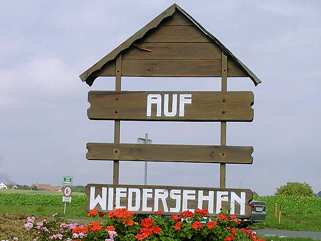 Gerersdorf, Auf Wiedersehen