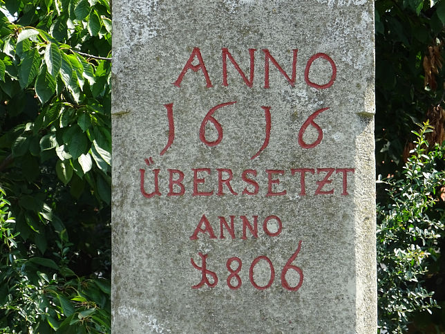 Gols, Dreifaltigkeitssule, Untere Quergasse