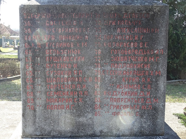 Gro�petersdorf, Sowjetischer Soldatenfriedhof