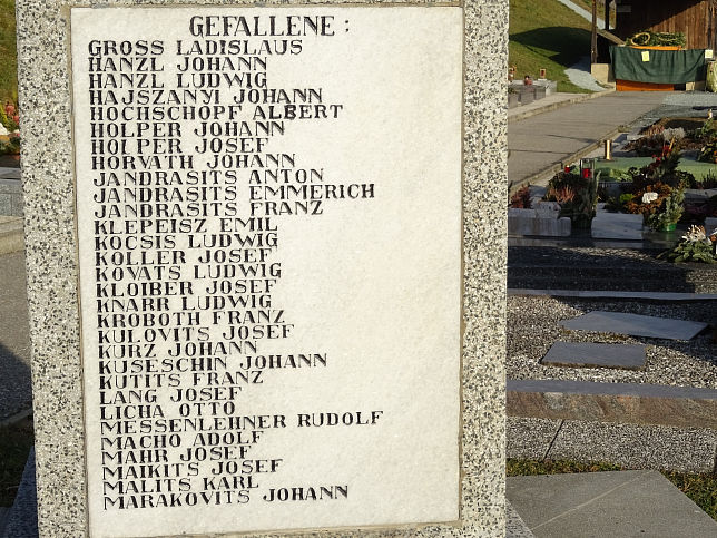 Gssing, Kriegerdenkmal