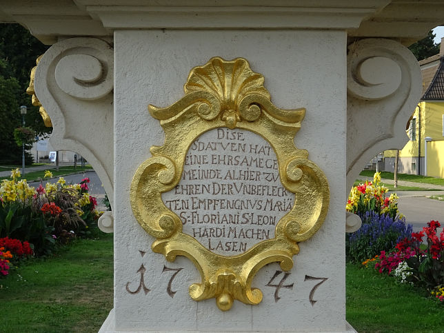 Halbturn, Immaculatas�ule (5949)