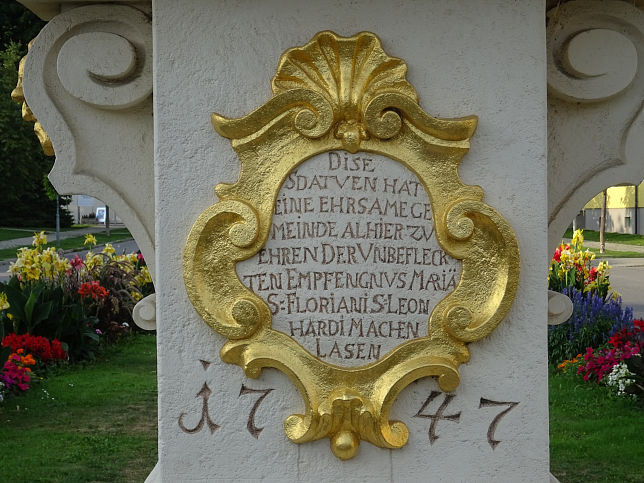 Halbturn, Immaculatas�ule (5949)