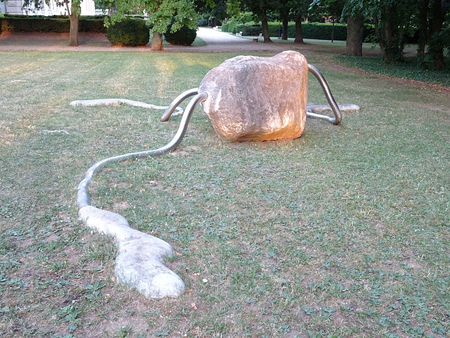 Halbturn, Skulpturen im Park