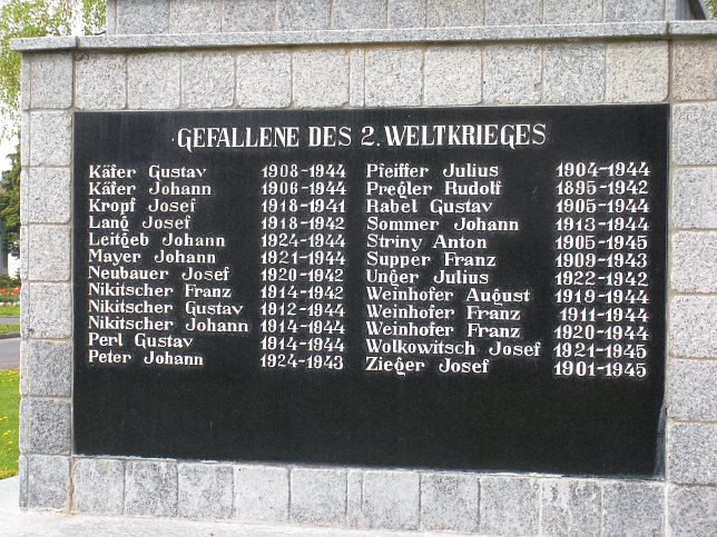 Heiligenkreuz, Kriegerdenkmal