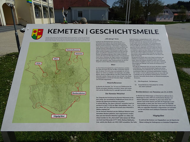 Kemeten, Geschichtsmeile