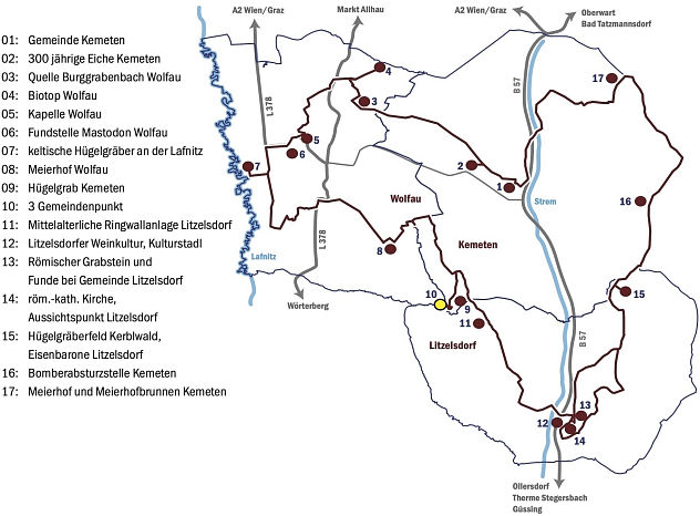 Kemeten, Grenzwchter Rundwanderweg