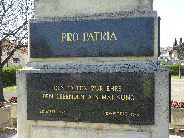 Kemeten, Kriegerdenkmal
