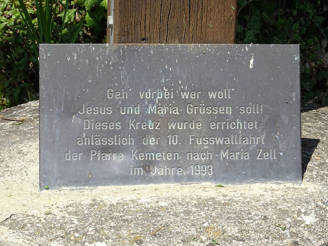Kemeten, Mariazellerkreuz