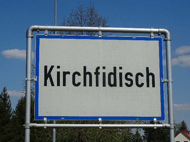 Kirchfidisch, Ortstafel