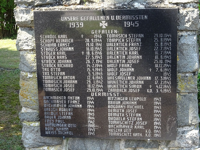 Kittsee, Kriegerdenkmal