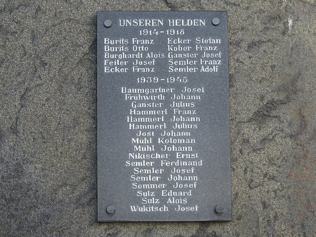 Kleinmrbisch, Kriegerdenkmal