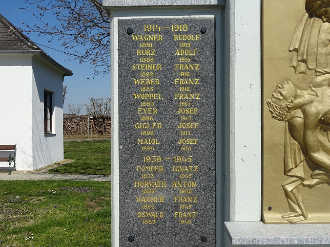 Kotezicken, Kriegerdenkmal