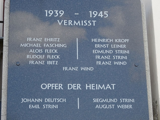 Krobotek, Kriegerdenkmal