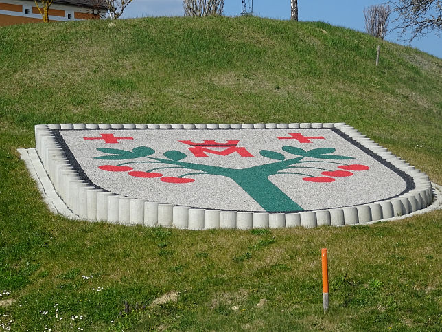 Krobotek, Wappen an der L416