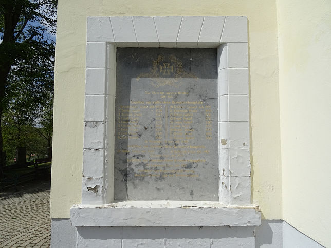 Limbach, Gedenktafel