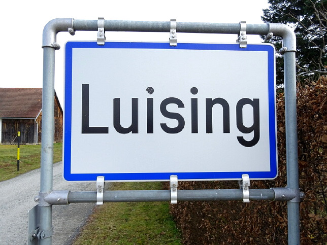 Luising, Ortstafel