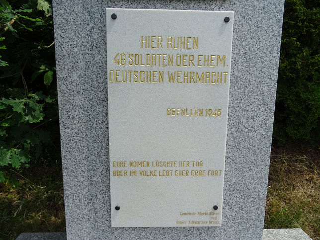 Markt Allhau, Gedenksttte fr die Soldaten