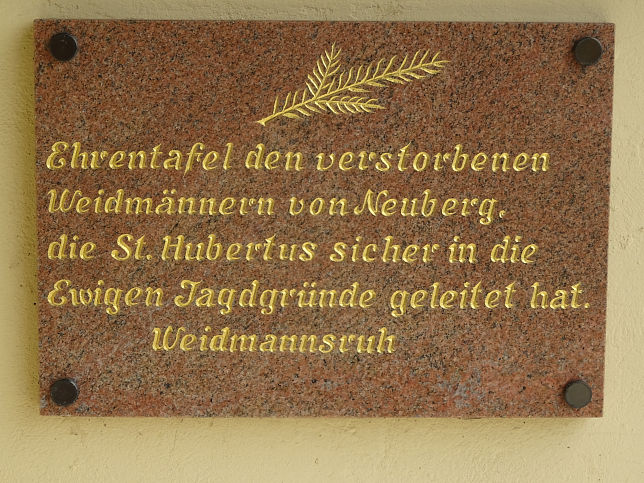 Neuberg, Hubertus-Kapelle