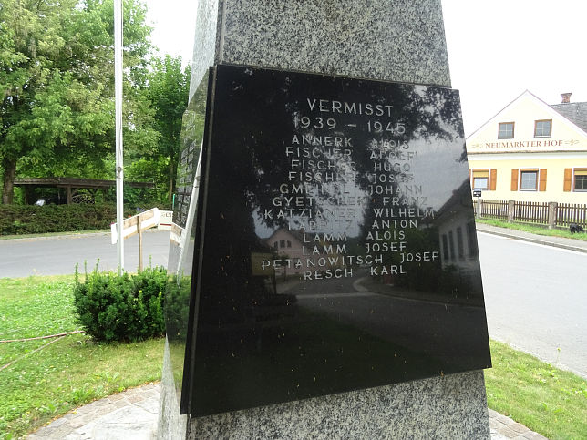 Neumarkt an der Raab, Kriegerdenkmal