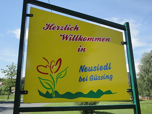 Neusiedl bei Güssing, Willkommen