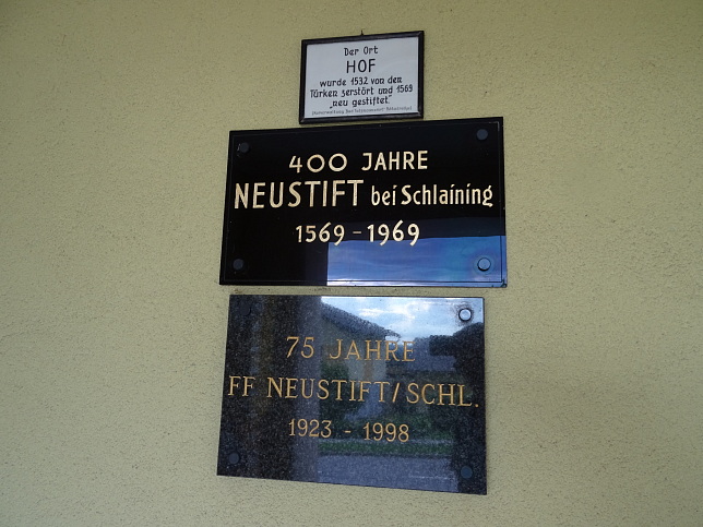 Neustift bei Schlaining, Gemeindeamt und Feuerwehr