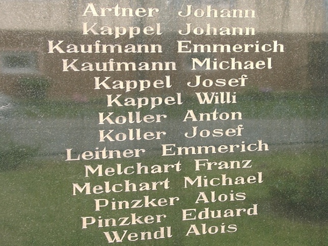 Oberkohlsttten, Kriegerdenkmal