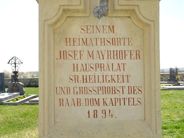 Oggau, Friedhofskreuz