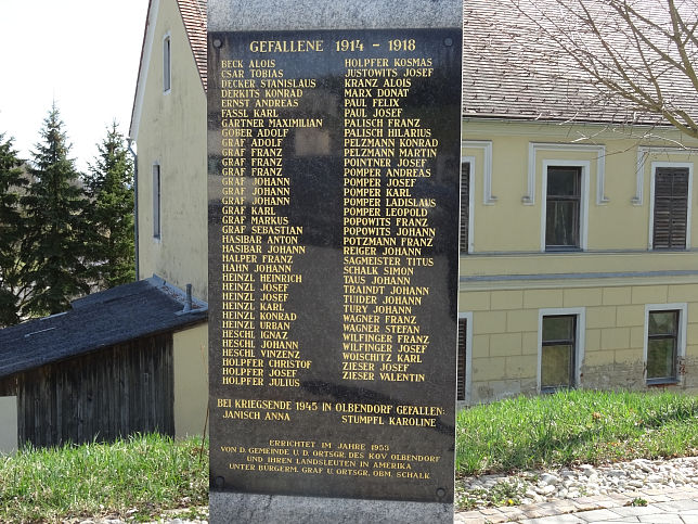 Olbendorf, Kriegerdenkmal