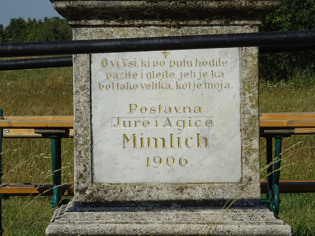 Parndorf, Bildstock Mimlich