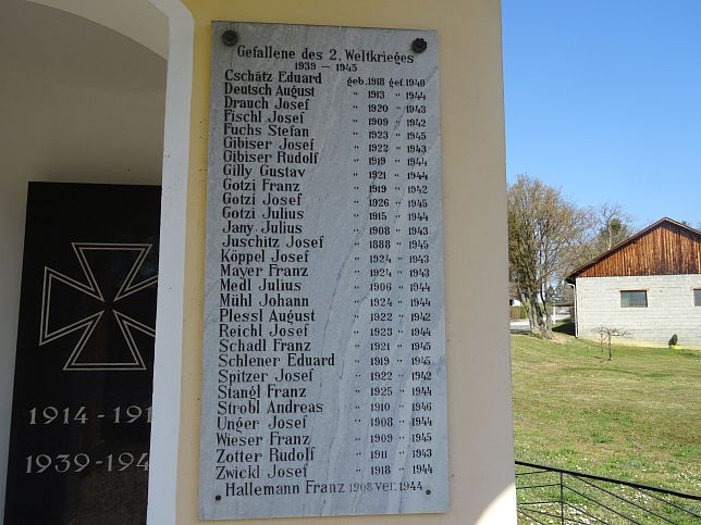 Poppendorf, Kriegerdenkmal