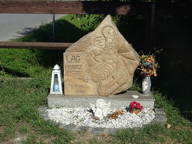 Purbach, Gedenkstein Franz Lag